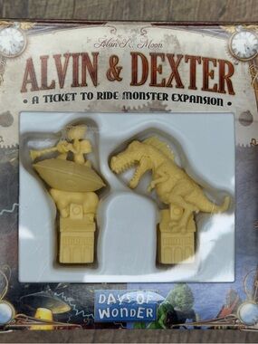 Alvin & Dexter A Ticket to Ride Monster Expansion by Days of Wonder NEW